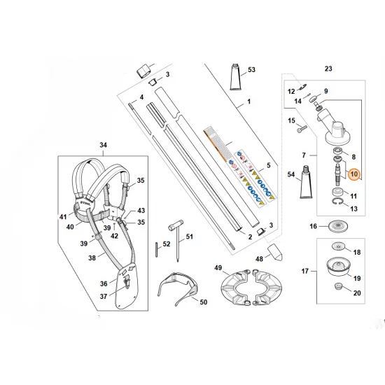STIHL  Zestaw zębnika 4144 640 7300